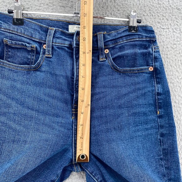 Maurices Jeans Womens 6 Blue Medium Wash Denim Sculpt Straight Stretch Casual - Picture 9 of 12